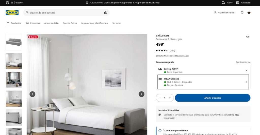 como hacer un pedido en ikea