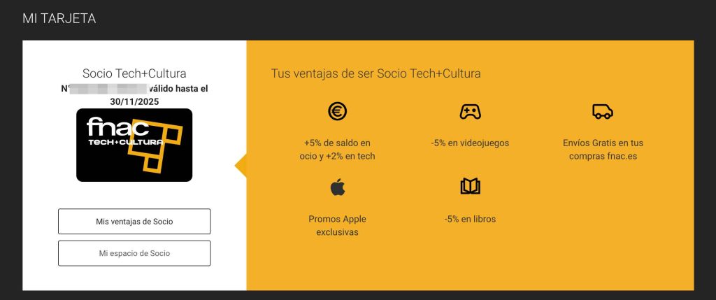 Tarjeta de socio de Fnac ¿Merece la pena? 4 Tarjeta de socio de Fnac ¿Merece la pena? 4